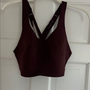Lululemon Athletica Dark Red Sports Bra